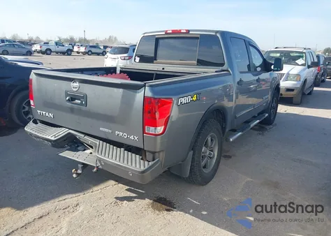 2015 Nissan Titan Pro-4X from USA, damaged, VIN 1N6BA0EC6FN512573